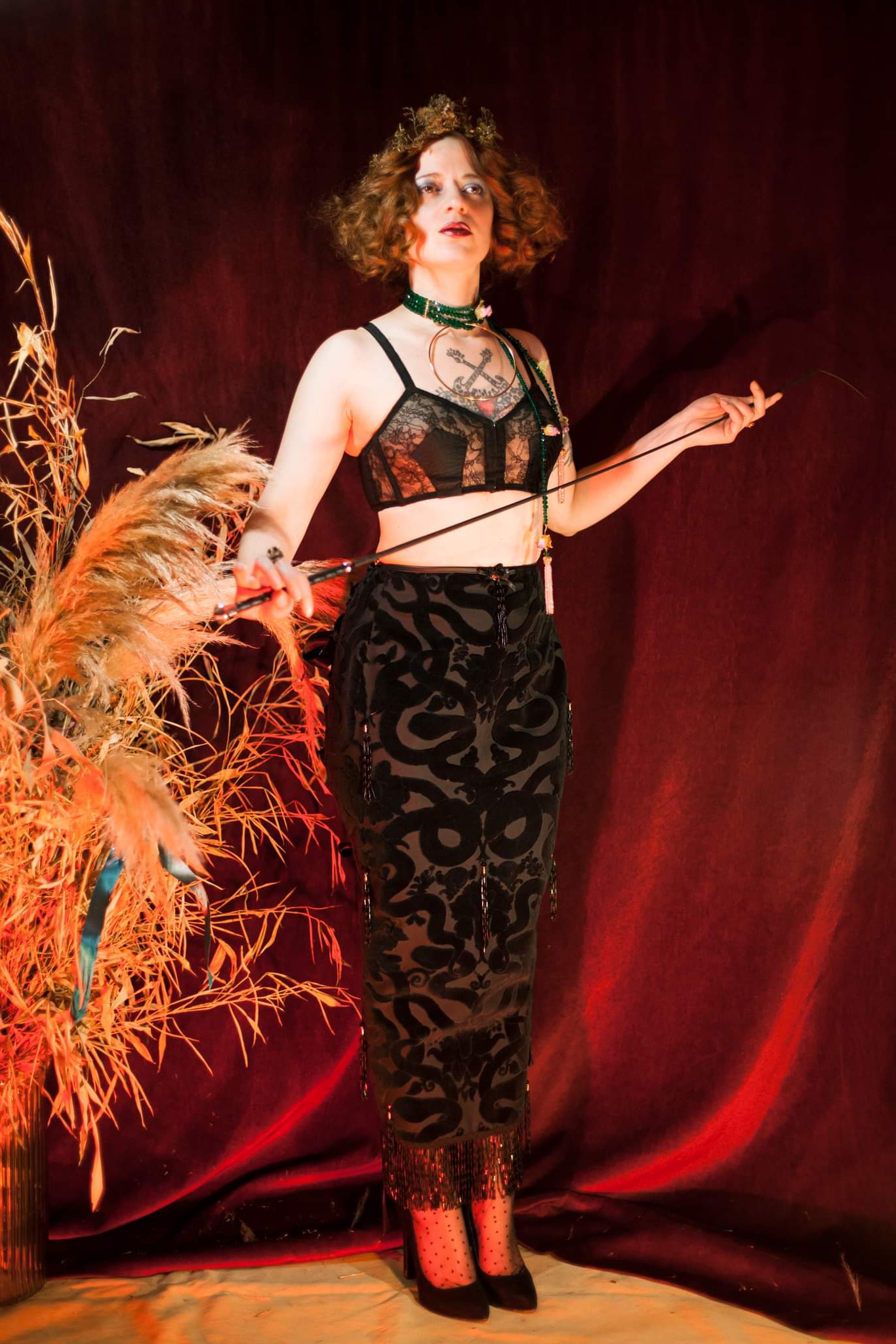 création d'un soutien-gorge d'inspiration vintage.