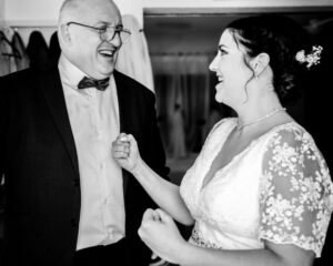 Robe de mariée en soie et tissu brodées